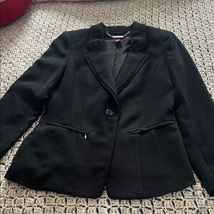 Black Tailored Blazer Jacket, WHBM